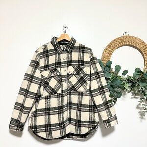 Blank NYC Black and White Plaid Jacket